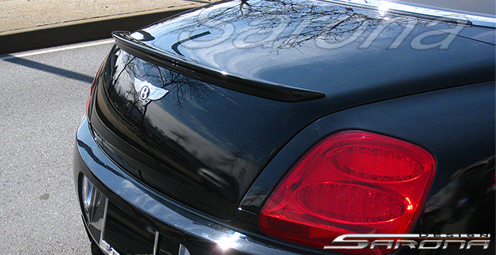 Custom Bentley GTC Trunk Wing  Convertible (2003 - 2012) - $349.00 (Manufacturer Sarona, Part #BT-003-TW)